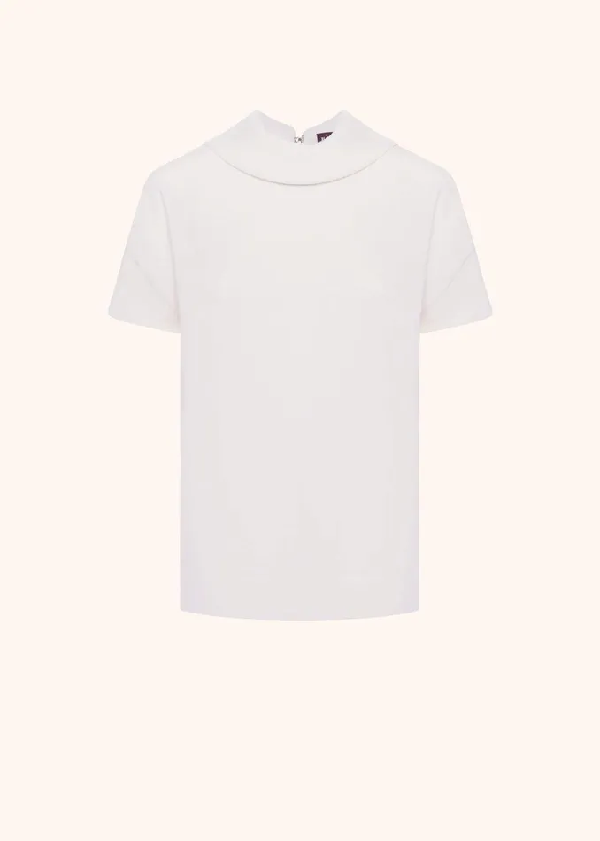 Kiton Blouses And Shirts WOOL MOCK NECK BLOUSE 8211 Women