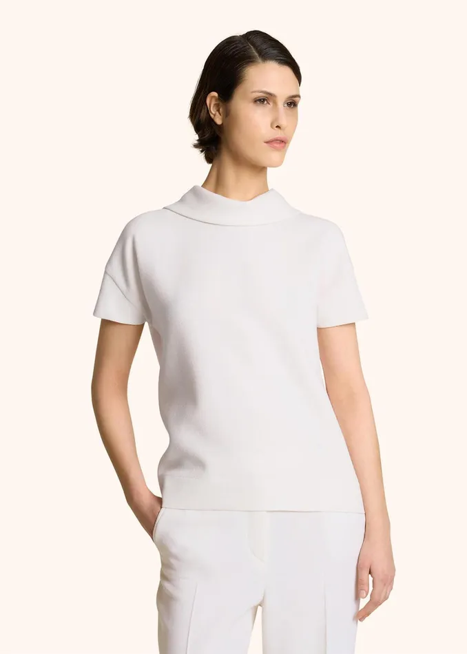 Kiton Blouses And Shirts WOOL MOCK NECK BLOUSE 8211 Women Kiton Blouses And Shirts WOOL MOCK NECK BLOUSE 8211 Women
