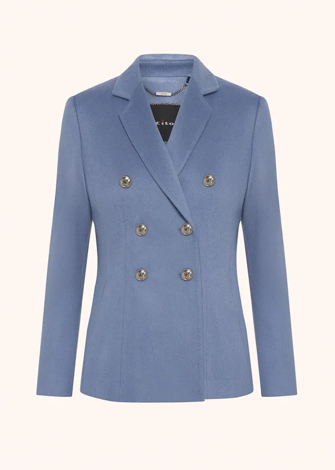 Kiton Jackets DOUBLEBREASTED CASHMERE BLAZER 8211 Women