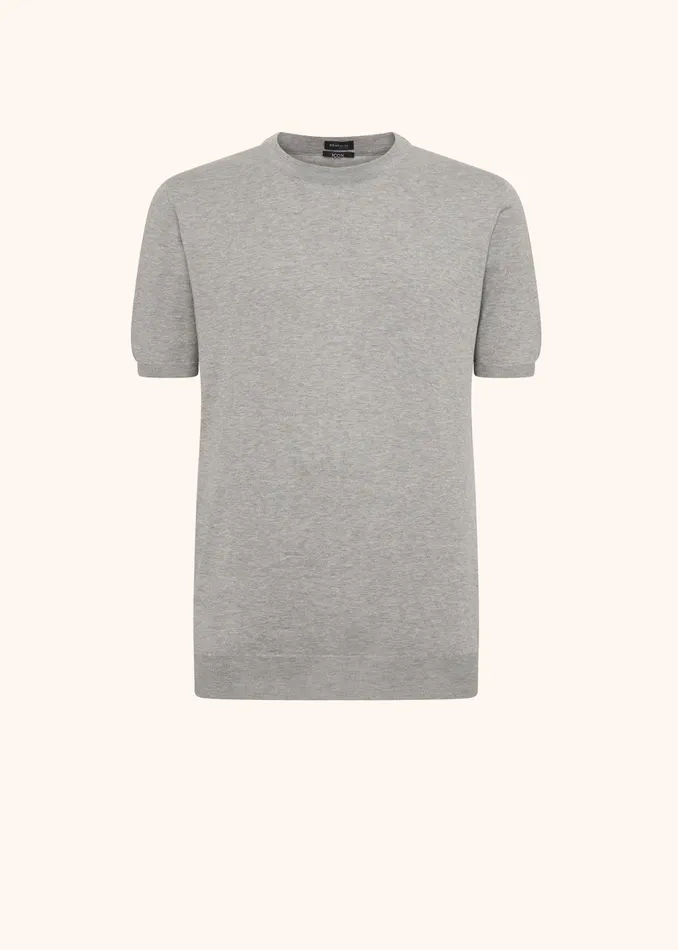 Kiton Knitwear JERSEY ROUND NECK Cotton 8211 Men