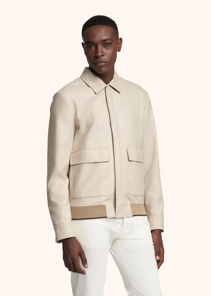 Kiton Outerwear BLOUSON VIRGIN WOOL 8211 Men Kiton Outerwear BLOUSON VIRGIN WOOL 8211 Men