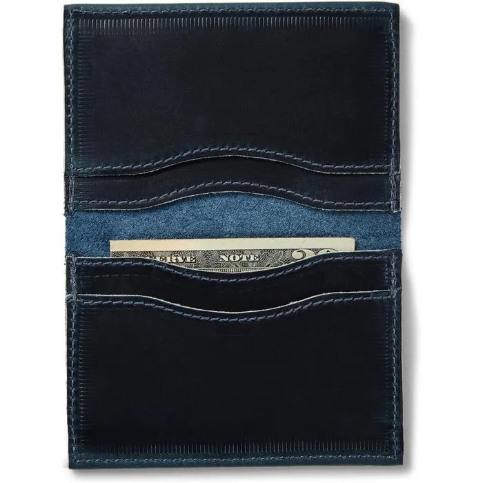 Leather Wallet 45quot X 35quot Navy Accessories Danner Wallets