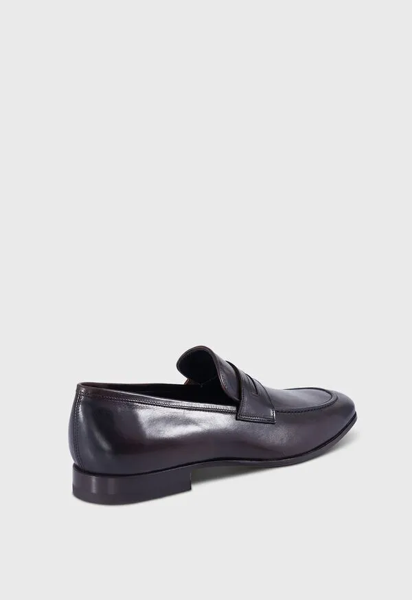 Loafers Mens Garret II Leather Penny Loafer Brown Paulstuart Loafers Mens Garret II Leather Penny Loafer Brown Paulstuart