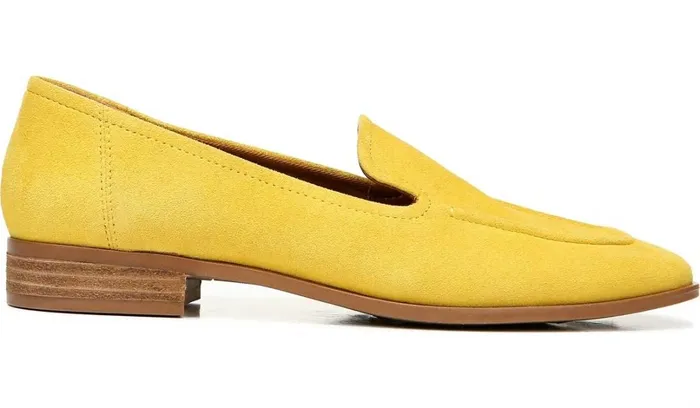 Loafers Women Franco Sarto Franco Clarise Loafer Yellow Suede