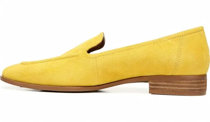 Loafers Women Franco Sarto Franco Clarise Loafer Yellow Suede