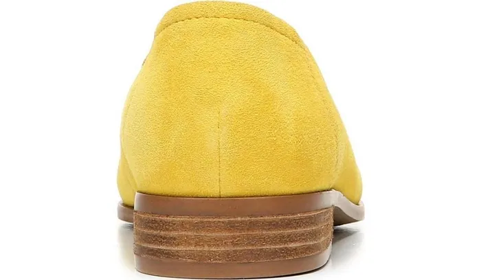 Loafers Women Franco Sarto Franco Clarise Loafer Yellow Suede