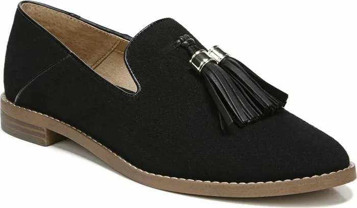 Loafers Women Franco Sarto Franco Hadden 2 Loafer Black Linen