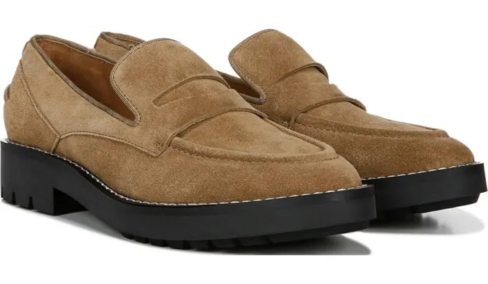 Loafers Women Franco Sarto Sarto Tivoli Loafer Toasted Barley Suede