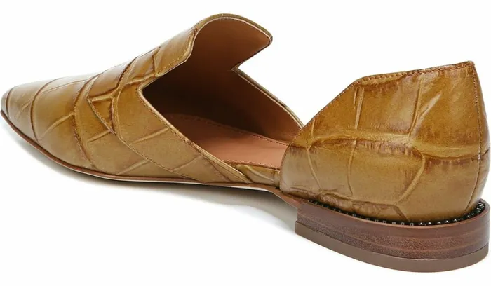 Loafers Women Franco Sarto Sarto Toby D039Orsay Flat Camel Leather
