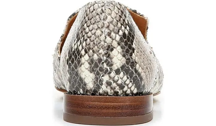 Loafers Women Franco Sarto Sarto Toby D039Orsay Flat Roccia Snake Print Leather