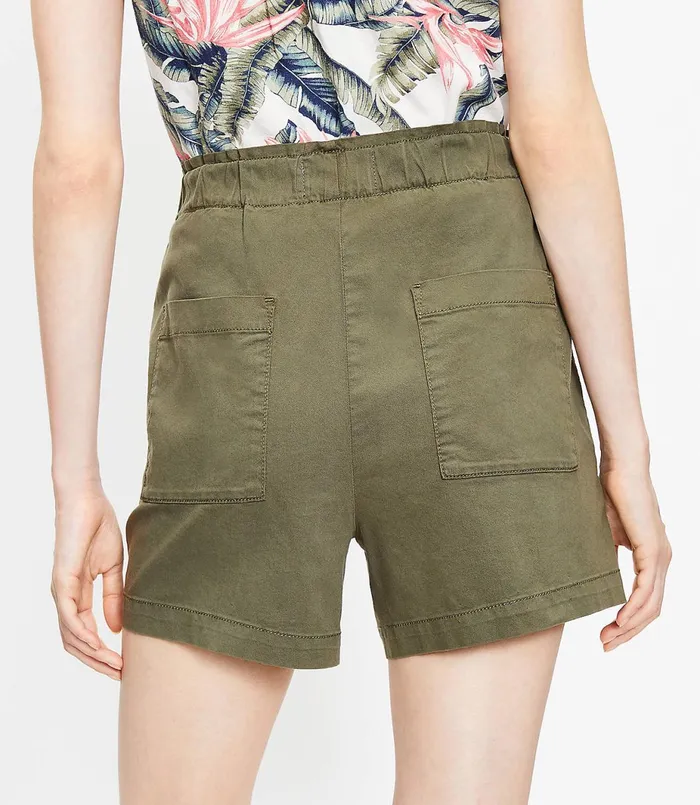 LOFT Palazzo Pull On Shorts Wild Vine Women Pants