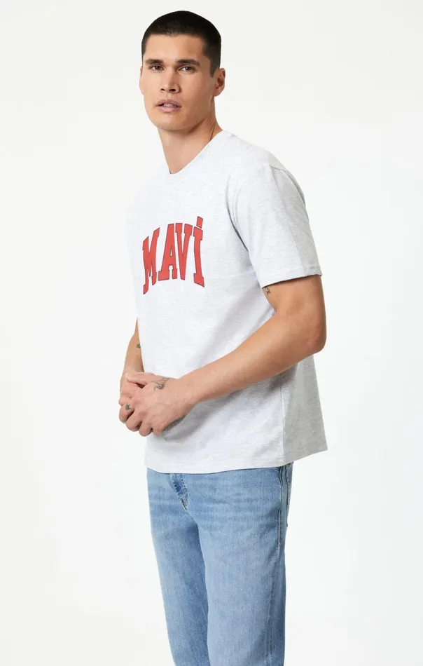 Logo TShirt In Melange Men Mavi Jeans TShirts Logo TShirt In Melange Men Mavi Jeans TShirts