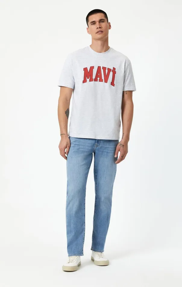 Logo TShirt In Melange Men Mavi Jeans TShirts Logo TShirt In Melange Men Mavi Jeans TShirts