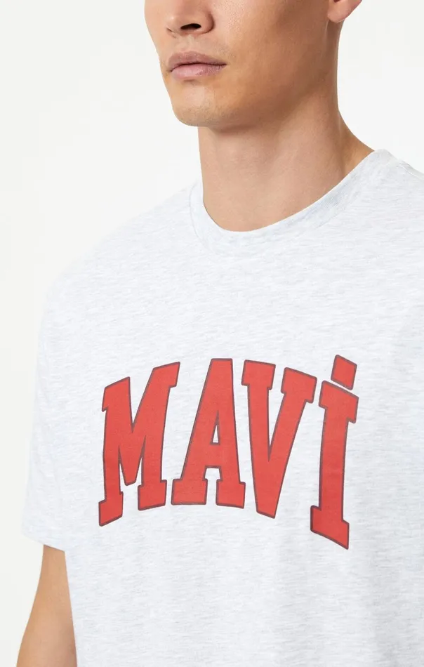 Logo TShirt In Melange Men Mavi Jeans TShirts Logo TShirt In Melange Men Mavi Jeans TShirts
