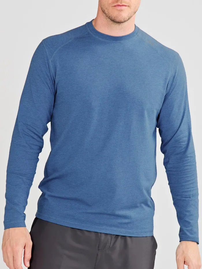 Long Sleeve TShirts Men Tasc Performance Carrollton Long Sleeve Fitness TShirt Jaspe