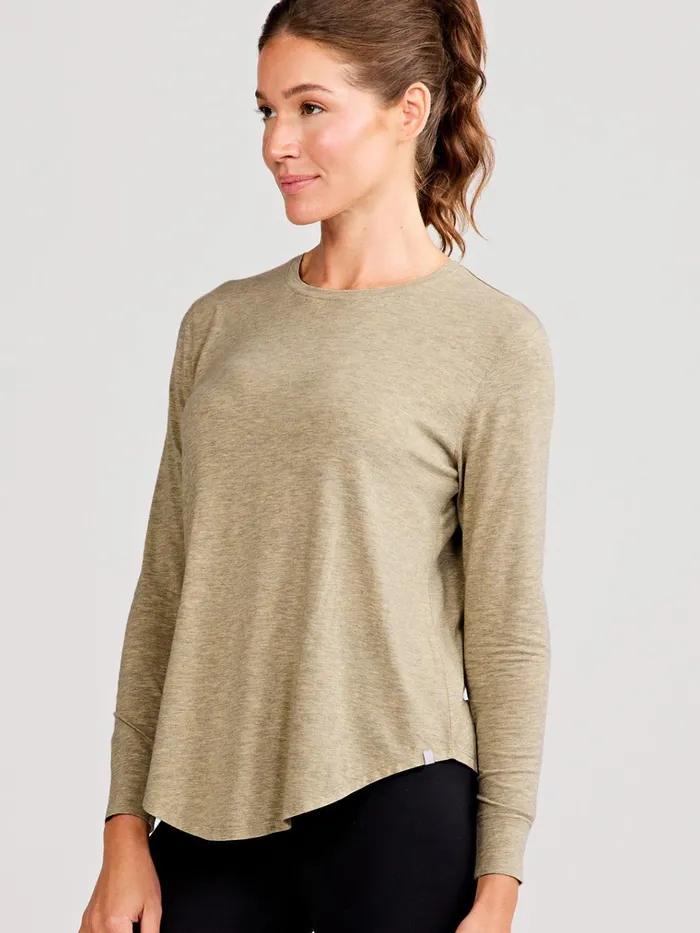 Long Sleeve TShirts Women Tasc Performance Longline Long Sleeve TShirt