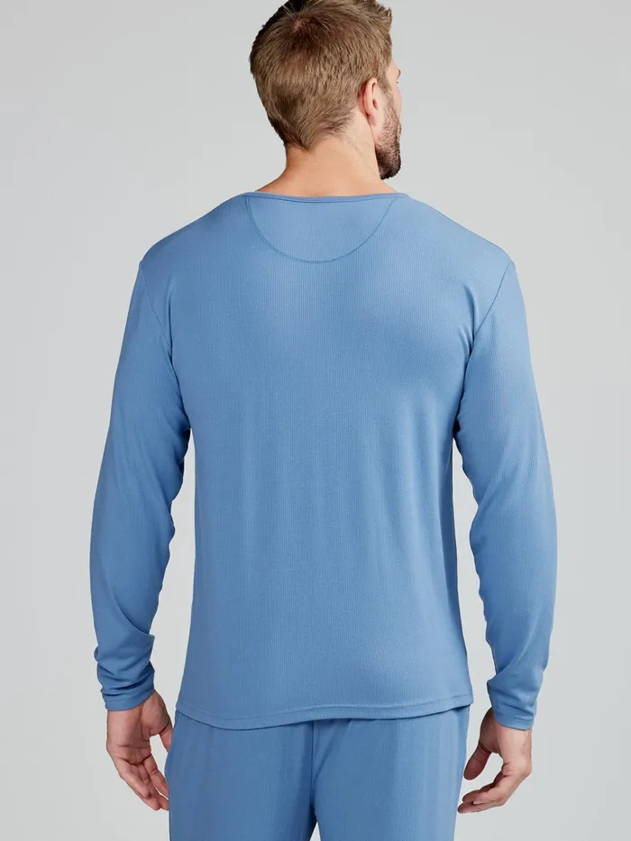Lounge Men Tasc Performance Microluxe Rib Sleep Long Sleeve
