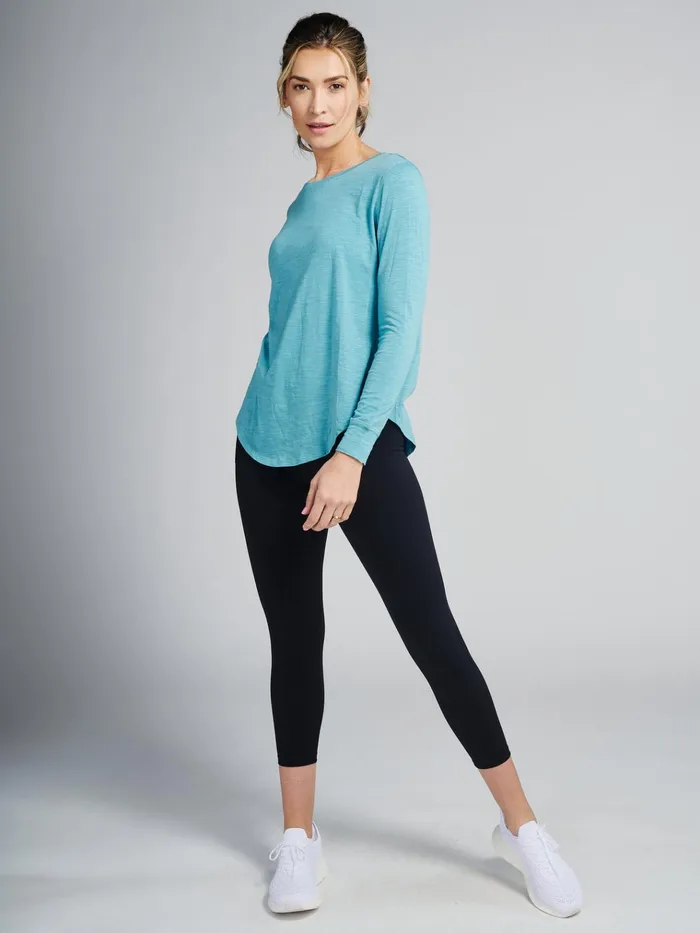 Lounge Women Tasc Performance Longline Long Sleeve Shirts