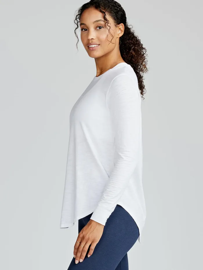Lounge Women Tasc Performance Longline Long Sleeve Shirts