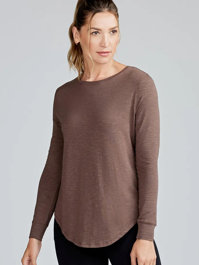 Lounge Women Tasc Performance Longline Long Sleeve Shirts