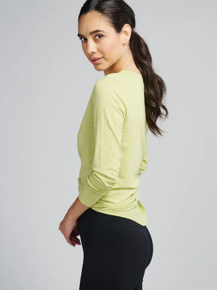 Lounge Women Tasc Performance Longline Long Sleeve Shirts