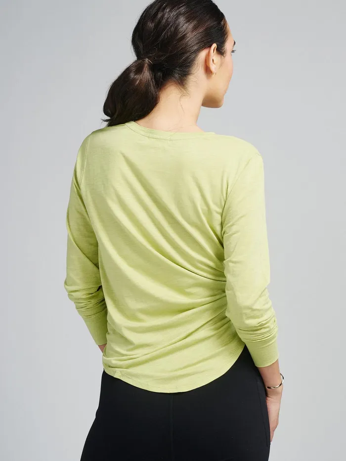 Lounge Women Tasc Performance Longline Long Sleeve Shirts