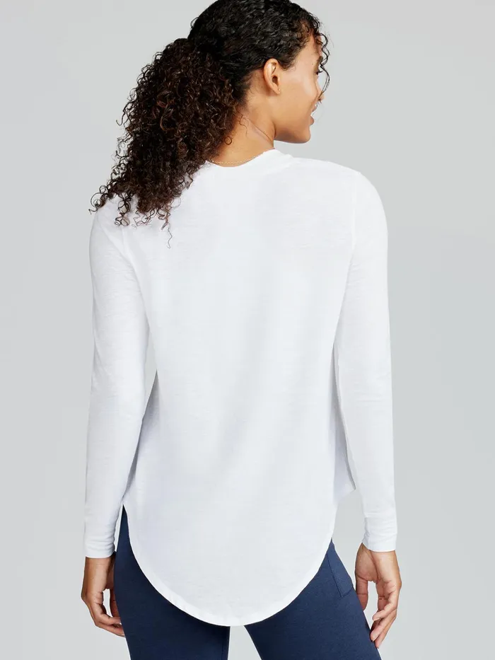 Lounge Women Tasc Performance Longline Long Sleeve Shirts