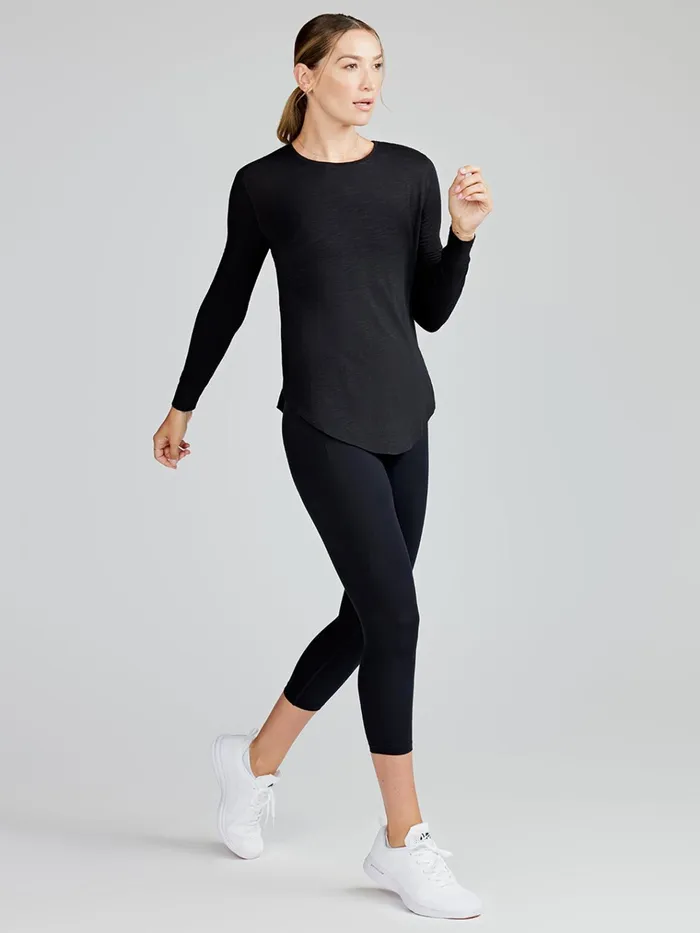 Lounge Women Tasc Performance Longline Long Sleeve Shirts