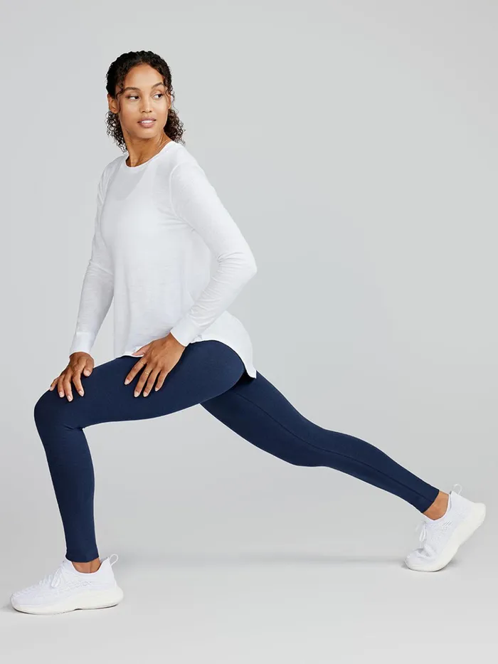 Lounge Women Tasc Performance Longline Long Sleeve Shirts
