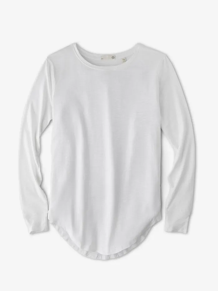 Lounge Women Tasc Performance Longline Long Sleeve Shirts