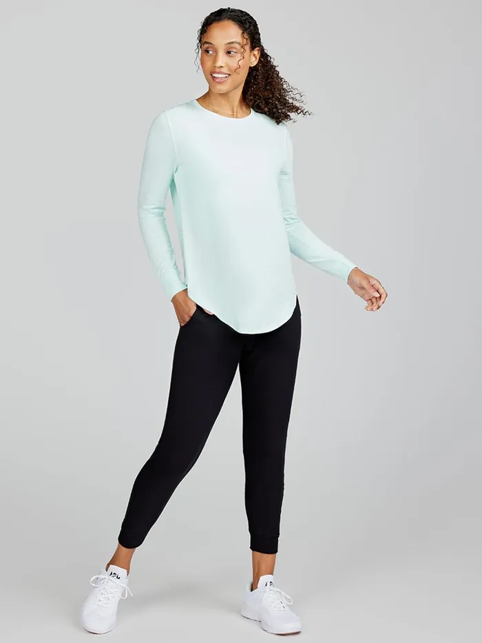 Lounge Women Tasc Performance Longline Long Sleeve Shirts