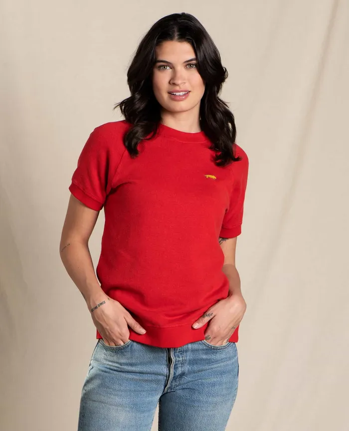 Loungewear and Sleep ToadandCo Women8217s Women8217s Epiq Short Sleeve Crew Canoe