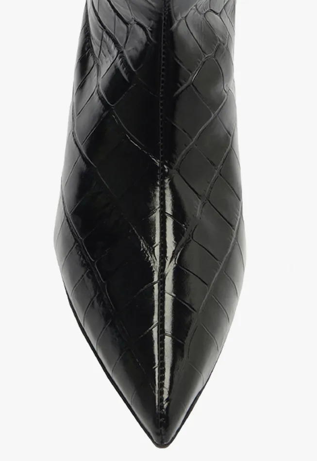 Maryana Lo Wide Boot Black Women Schutz Shoes Boots