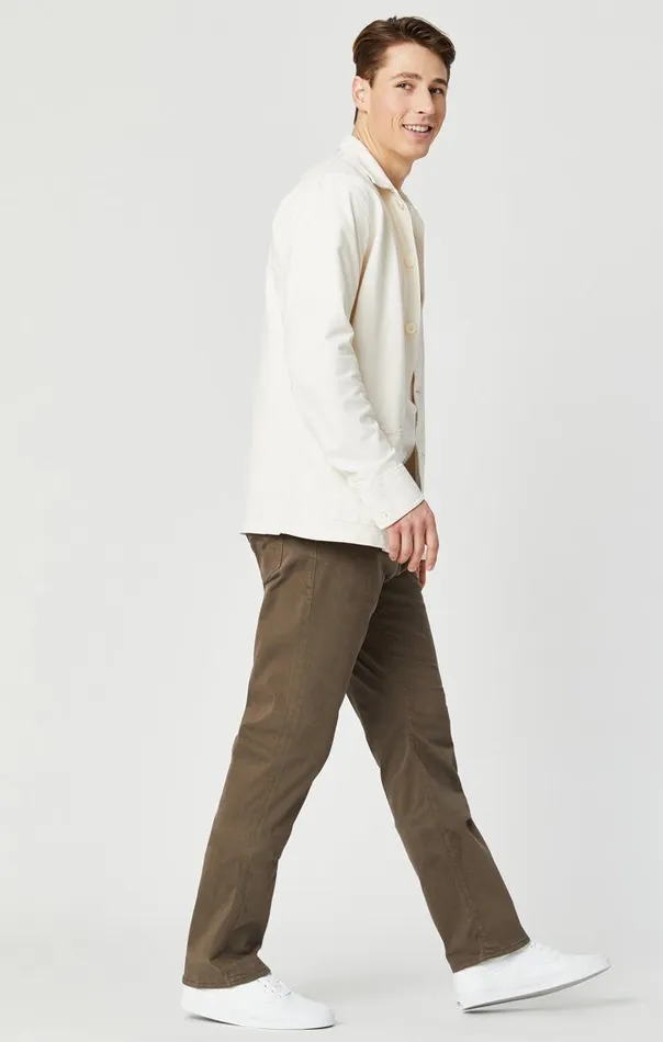 Matt Relaxed Straight Leg In Morel Sateen Twill Men Mavi Jeans Pants