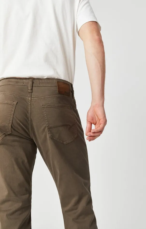 Matt Relaxed Straight Leg In Morel Sateen Twill Men Mavi Jeans Pants