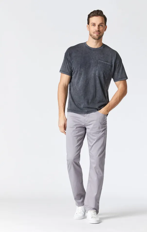 Matt Relaxed Straight Leg Pants In Graphite Twill Men Mavi Jeans Pants