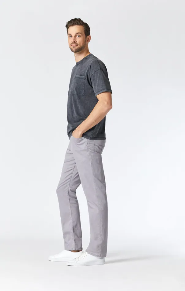 Matt Relaxed Straight Leg Pants In Graphite Twill Men Mavi Jeans Pants