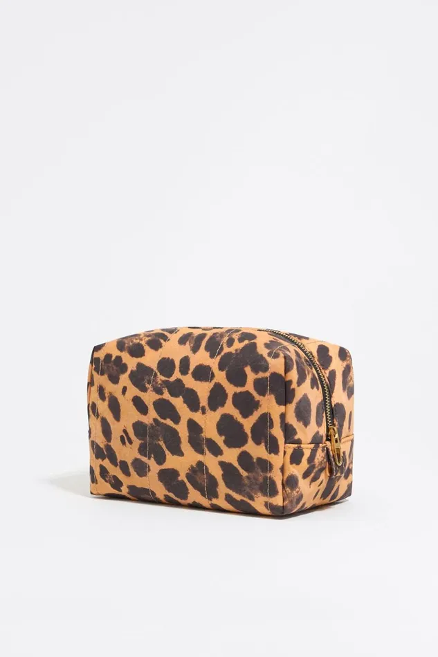Medium Beige Leopard Nylon Makeup Case Leopard Natural Women Bimba Y Lola Vanity Pouches Medium Beige Leopard Nylon Makeup Case Leopard Natural Women Bimba Y Lola Vanity Pouches