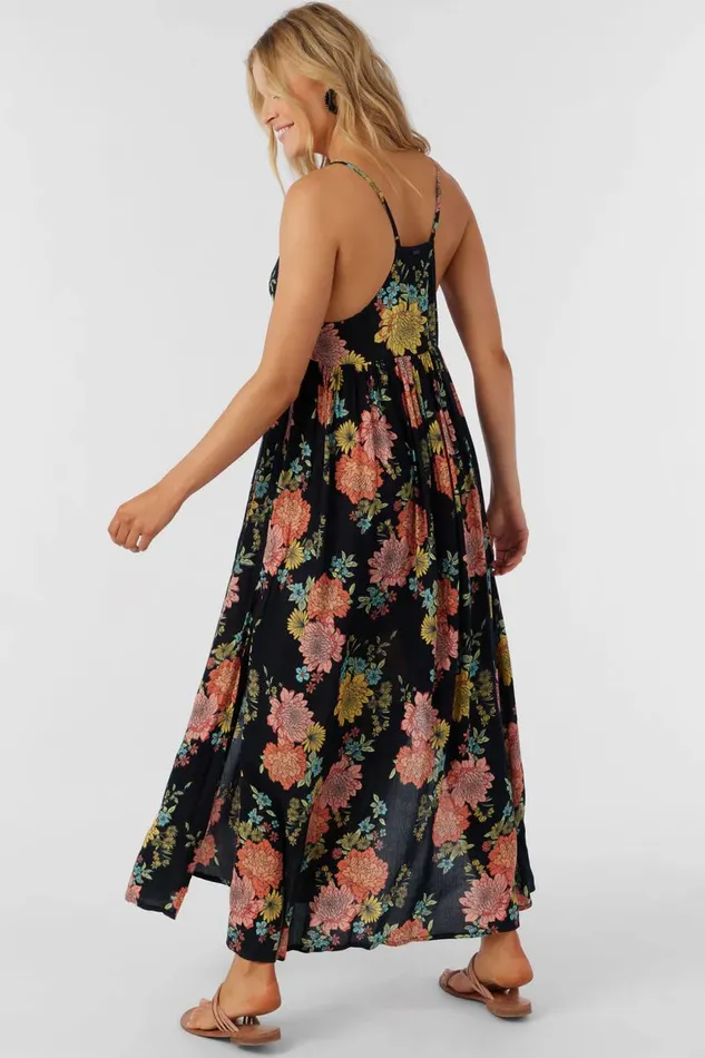 MEL MAXI KALI FLORAL SWIM COVERUP DRESS Black Women O039NEILL Sale