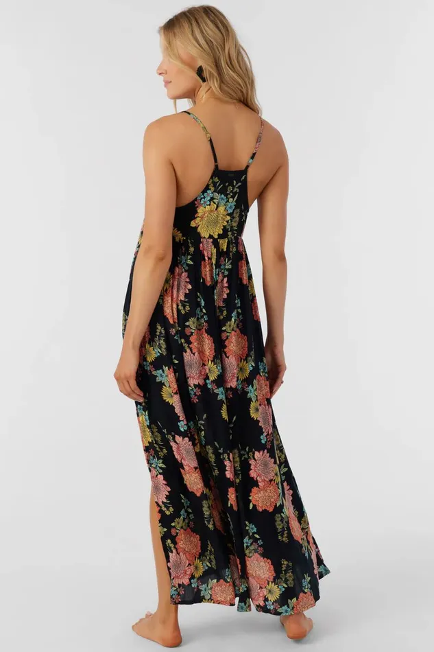 MEL MAXI KALI FLORAL SWIM COVERUP DRESS Black Women O039NEILL Sale