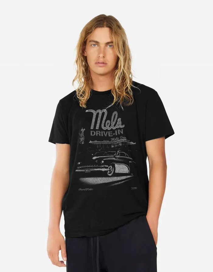 Men039s Sadler Mels DriveIn Black Lauren Moshi Tees
