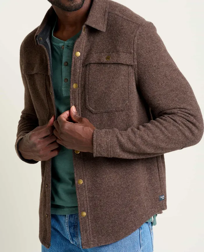 Men8217s ToadandCo Kennicott Shirt Jacket Falcon Brown Jackets and Layers