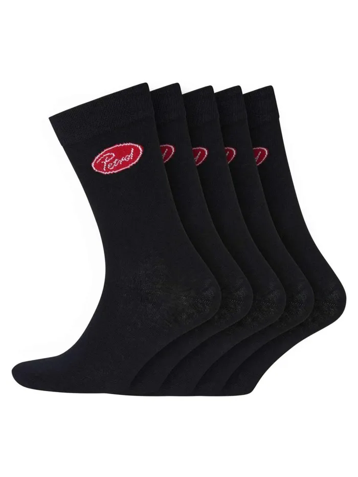 Men Accessories Petrol Industries 5Pack Of Socks Black
