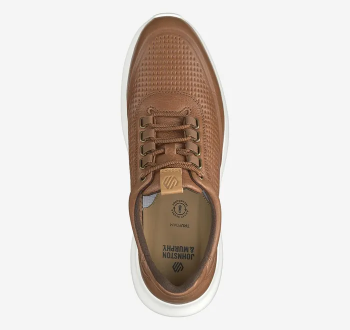 Men Amherst 20 Embossed UThroat Tan Full Grain JohnstonandMurphy LaceUps Men Amherst 20 Embossed UThroat Tan Full Grain JohnstonandMurphy LaceUps