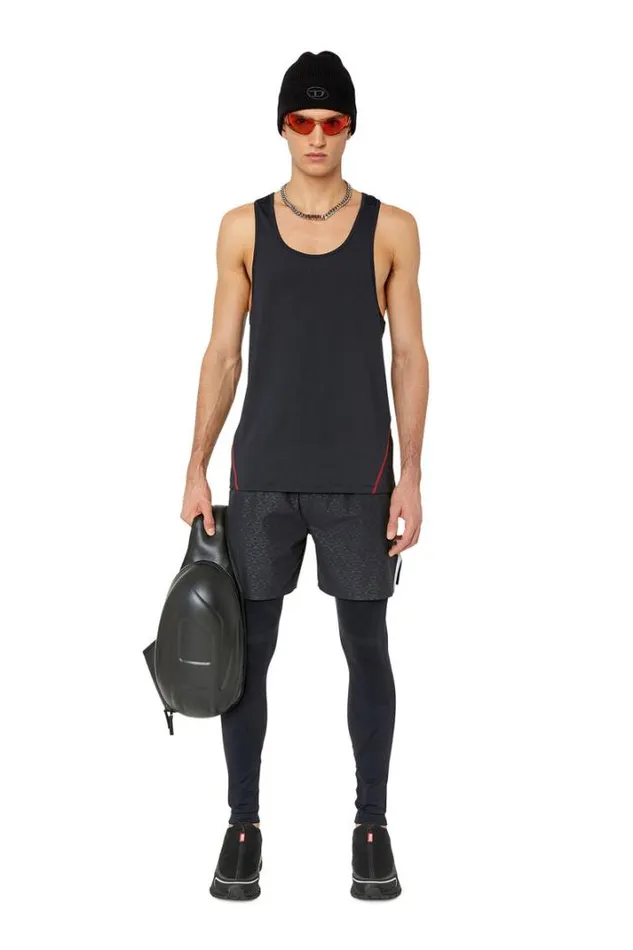 Men AmstKieronAWt36 Black Diesel Tshirts