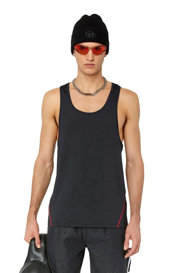 Men AmstKieronAWt36 Black Diesel Tshirts