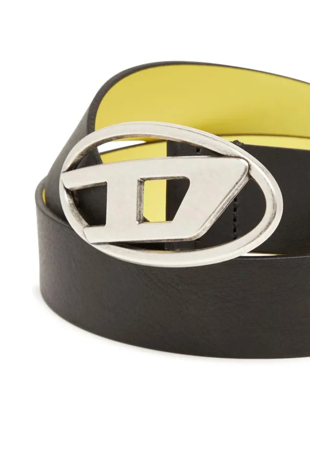 Men B1dr Rev Blackyellow Diesel Belts Men B1dr Rev Blackyellow Diesel Belts