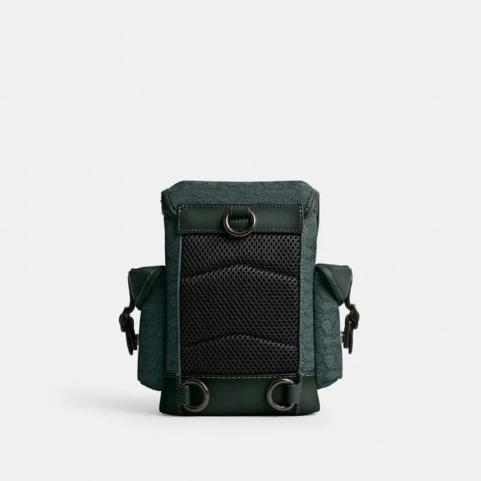 Men Backpacks Coach Hitch Backpack 13 In Micro Signature Jacquard Amazon Green Men Backpacks Coach Hitch Backpack 13 In Micro Signature Jacquard Amazon Green