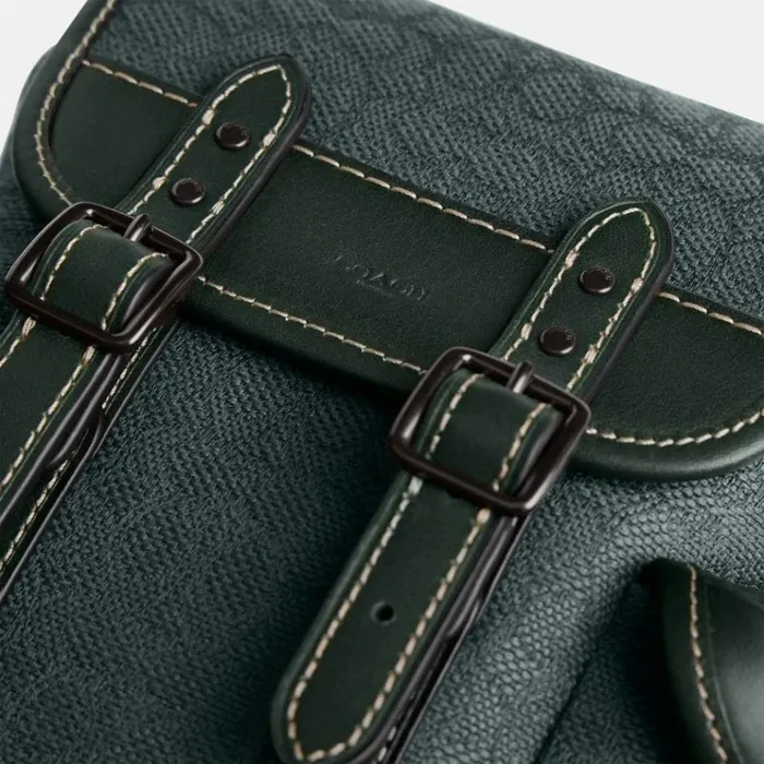 Men Backpacks Coach Hitch Backpack 13 In Micro Signature Jacquard Amazon Green Men Backpacks Coach Hitch Backpack 13 In Micro Signature Jacquard Amazon Green