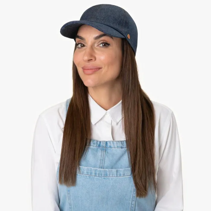 Men Baseball Caps Mayser Classic Denim Cap Denim Men Baseball Caps Mayser Classic Denim Cap Denim